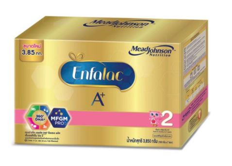 Enfalac A+ สูตร 2 ขนาด เอนฟา เอพลัส สูตร 2